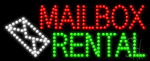 Mailbox Rental Animated LED Sign