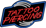 Tattoo Piercing Animated LED Sign