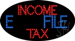 Income Tax E File Animated LED Sign