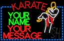 Custom Karate Animated LED Sign