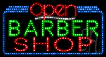 Barber Shop Open Animated LED Sign
