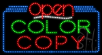 Color Copy Open Animated LED Sign