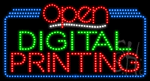 Digital Printing Open Animated LED Sign