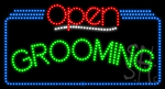 Grooming Open Animated LED Sign