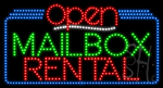 Mailbox Rental Open Animated LED Sign