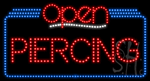 Piercing Open Animated LED Sign