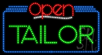 Tailor Open Animated LED Sign