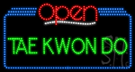 Tae Kwon Do Open Animated LED Sign