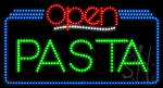 Pasta Open Animated LED Sign