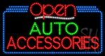 Auto Accessories Open Animated LED Sign