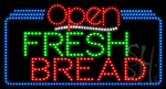 Fresh Bread Open Animated LED Sign