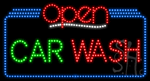 Car Wash Open Animated LED Sign