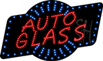 Auto Glass Animated LED Sign