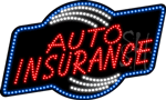 Auto Insurance Animated LED Sign