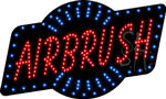 Airbrush Animated LED Sign