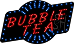 Bubble Tea Animated LED Sign