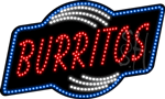 Burritos Animated LED Sign