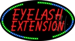 Eye Lash Extension Oval Animated LED Sign