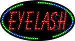 Eye Lash Animated LED Sign