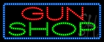 Gun Shop Animated LED Sign