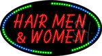 Hair Men and Women Animated LED Sign