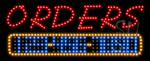 Orders to Go Animated LED Sign