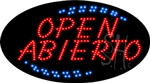 Open Abierto Animated LED Sign
