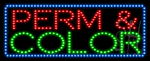 Perm and Color Animated LED Sign