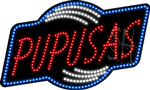 Pupusas Animated LED Sign