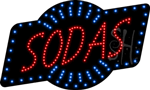 Sodas Animated LED Sign