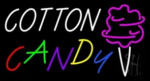 White Cotton Candy Neon Sign