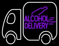 Alcohol Delivery LED Neon Sign