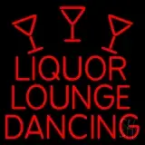 Bar Liquor Lounge Dancing With Wine Glasses LED Neon Sign
