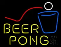 Beer Pong LED Neon Sign