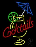 Cocktail and Martini Umbrella Cup Bar LED Neon Sign