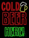 Cold Beer Here LED Neon Sign