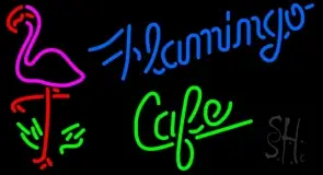 Flamingo Cafe LED Neon Sign