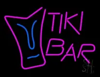 Pink Tiki Bar LED Neon Sign