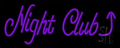 Night Club With Arrow Bar LED Neon Sign