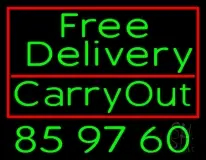 We Deliver Carry Out LED Neon Sign