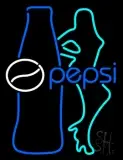 Pepsi Bar With Bottle and Girl LED Neon Sign
