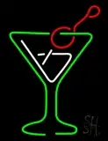 Red Green Martini Glass LED Neon Sign