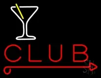 Martini Glass Club LED Neon Sign