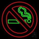 No Smoking With Green Smoke LED Neon Sign