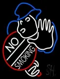 No Smoking With Man LED Neon Sign