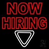 Now Hiring With Arrow LED Neon Sign