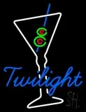Twilight Martini Glass Bar LED Neon Sign