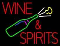 Wine and Spirits LED Neon Sign