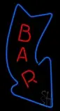 Curve Bar With Arrow LED Neon Sign