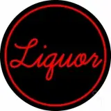 Red Liquor LED Neon Sign